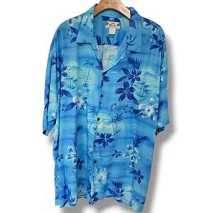 Vintage Two Palms Made in Hawaii Floral Rayon Aloha Shirt – 2XL
​
